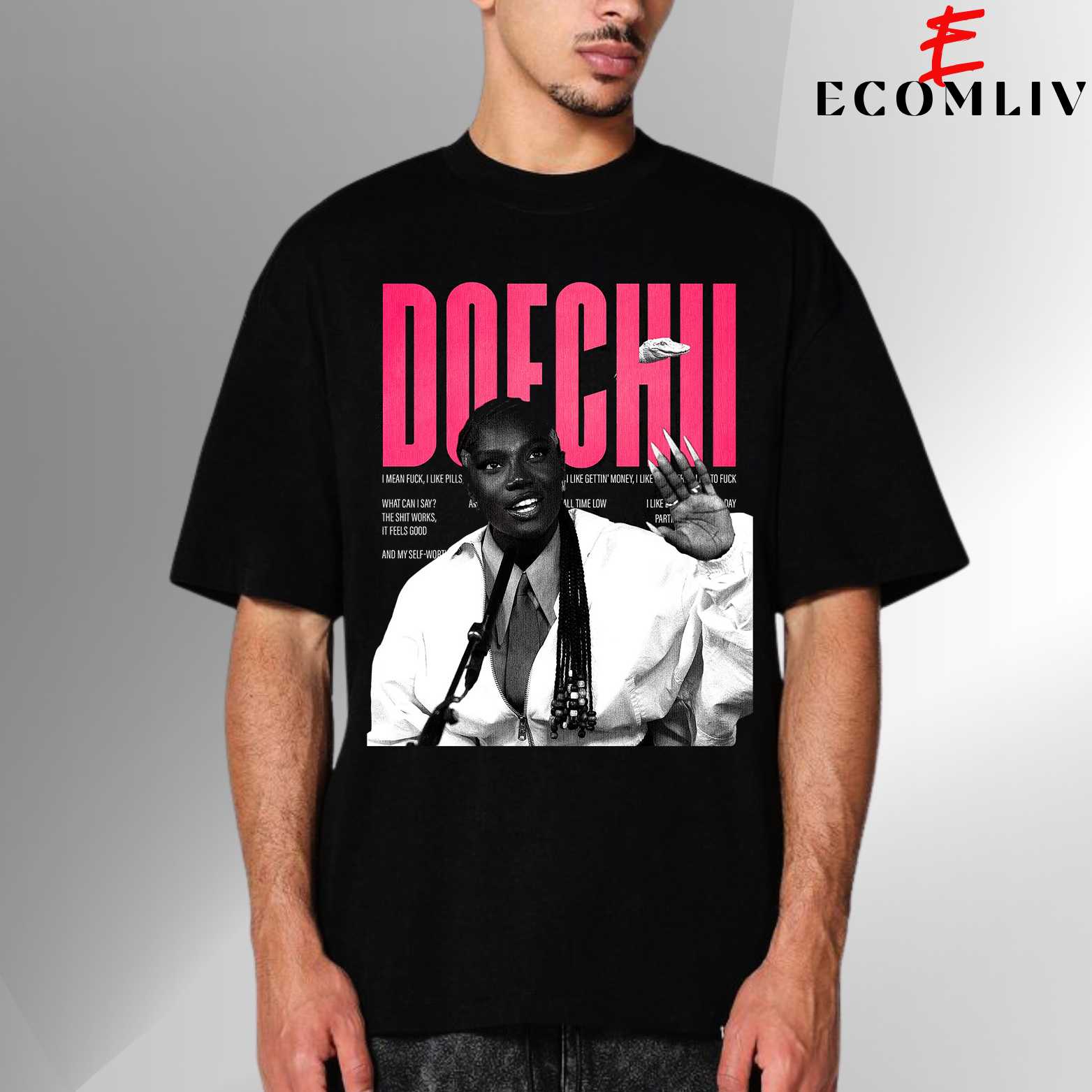 Doechii Alligator Bites Never Heal Album Tee, Streetwear Pop Style, Unisex Shirt
